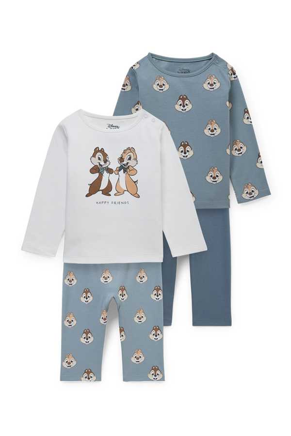 Bild 1 von C&A Multipack 2er-Disney-Baby-Pyjama-4 teilig, Grau, Größe: 68
