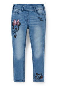 C&A Minnie Maus-Jegging Jeans, Blau, Größe: 110