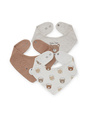 Bild 1 von C&A Multipack 3er-Baby-Dreieckstuch-Bio-Baumwolle, Beige, Größe: 1 size