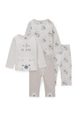 Bild 1 von C&A Multipack 2er-Winnie Puuh-Baby-Pyjama-4 teilig, Grau, Größe: 68