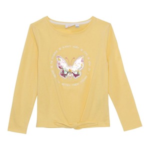 Mädchen-Shirt mit Pailletten-Schmetterling