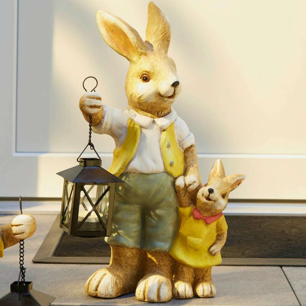 Bild 1 von Deko-Osterhasen mit Laterne, ca. 22x12x38cm