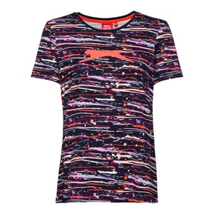 Slazenger-Damen-Fitness-T-Shirt mit Trendmuster