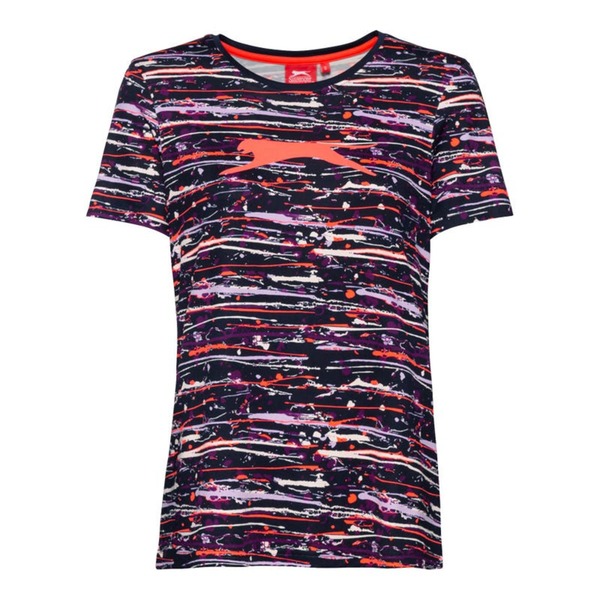 Bild 1 von Slazenger-Damen-Fitness-T-Shirt mit Trendmuster