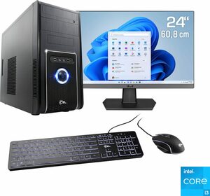 CSL Speed V25816 PC-Komplettsystem (24", Intel® Core i3 12100, Intel UHD Graphics 730, 8 GB RAM, 500 GB SSD, 1-tlg)