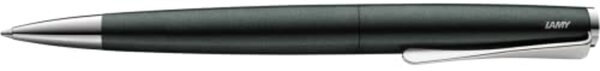 Bild 1 von Lamy 1235736 studio Kugelschreiber 269 – Zeitloser Kuli in der Farbe Schwarz-Grün aus rostfreiem Edelstahl und propellerförmigem Clip – Stichbreite M
