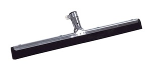 METRO Professional Wasserschieber, Metall, 45 cm, verstärkt, silber/schwarz
