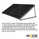 Bild 3 von avoltik »Solarmodul Halterung für Flachdach Wand 0°-90° Alu Aufständerung« Solarmodul-Halterung