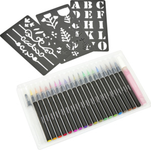IDEENWELT Aquarell-Pinselstifte-Set