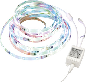 IDEENWELT RGB-LED-Leuchtband bunt, 5m