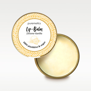 puremetics Lip-Balm Zitrone-Vanille
