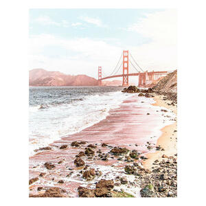 Komar Wandbild Golden Gate Brücke B/L: ca. 40x50 cm
