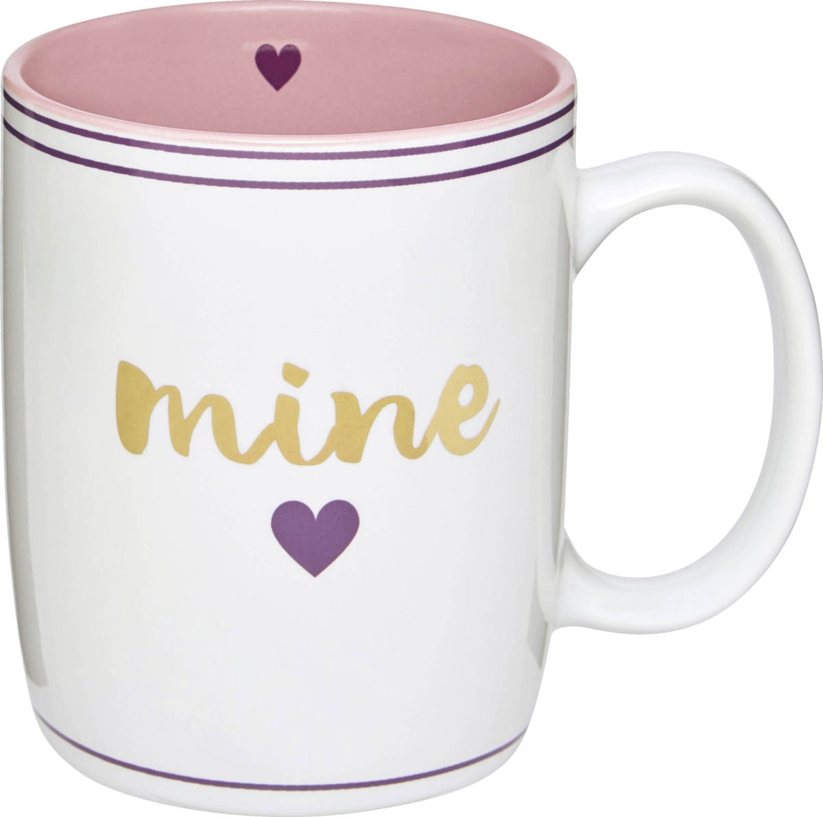 Bild 1 von IDEENWELT 2er-Set Kaffeebecher "mine" & "yours"