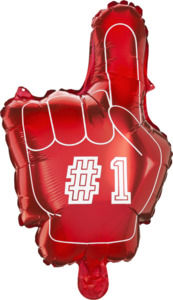 IDEENWELT Folienballon "Hand" 27 x 45 cm