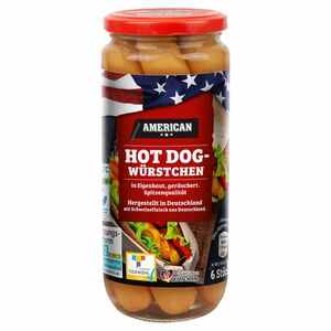 AMERICAN Hot-Dog-Würstchen 550 ml