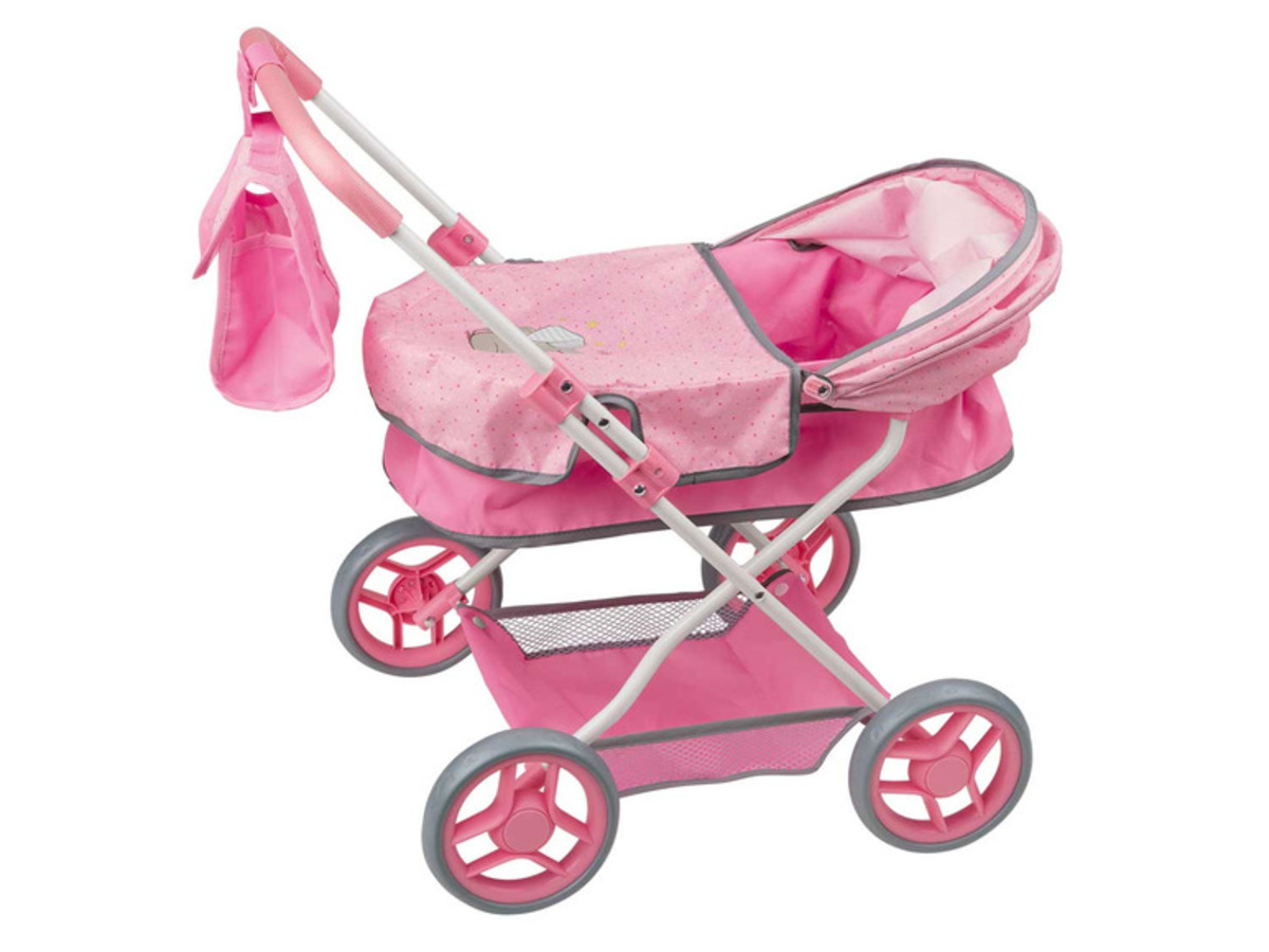 Bild 3 von Playtive Puppenwagen, mit integrierter Einkaufsablage