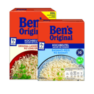 Ben's Original Reis Spezialitäten, Reis im Kochbeutel oder lose