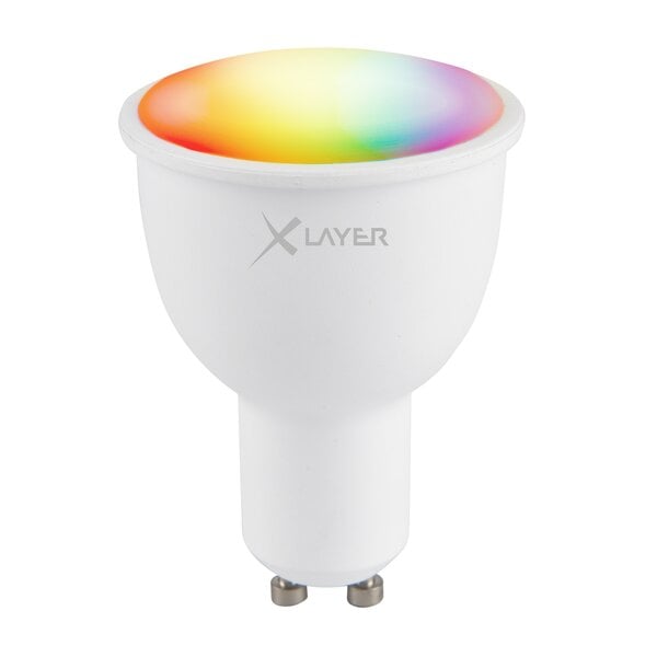 Bild 1 von LED Leuchtmittel XLayer Smart Echo GU10 4.5W 380lm Warmweiß, Mehrfarbig Dimmbar