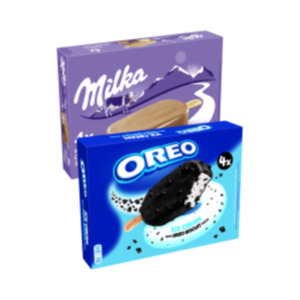 Milka oder Oreo Eiscreme Multipackungen
