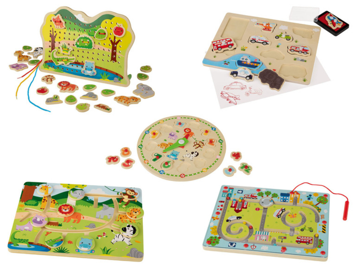 Bild 1 von Playtive Lernpuzzle / Lernspiel, aus Echtholz