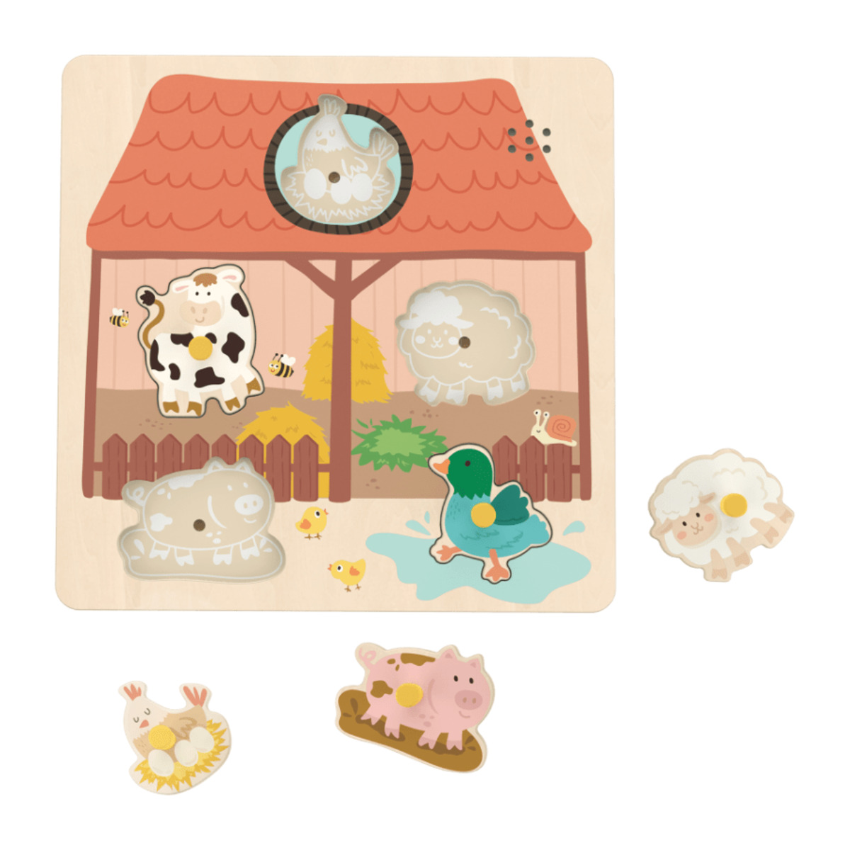 Bild 2 von PLAYLAND Greifpuzzle „mit Sound“