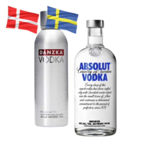 Bild 1 von Absolut, Danzka oder Stolichnaya Vodka