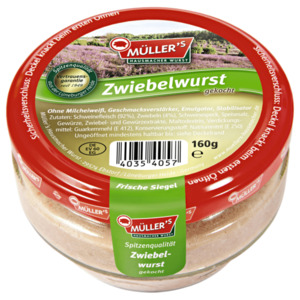 Müller's Zwiebelwurst gekocht 160g