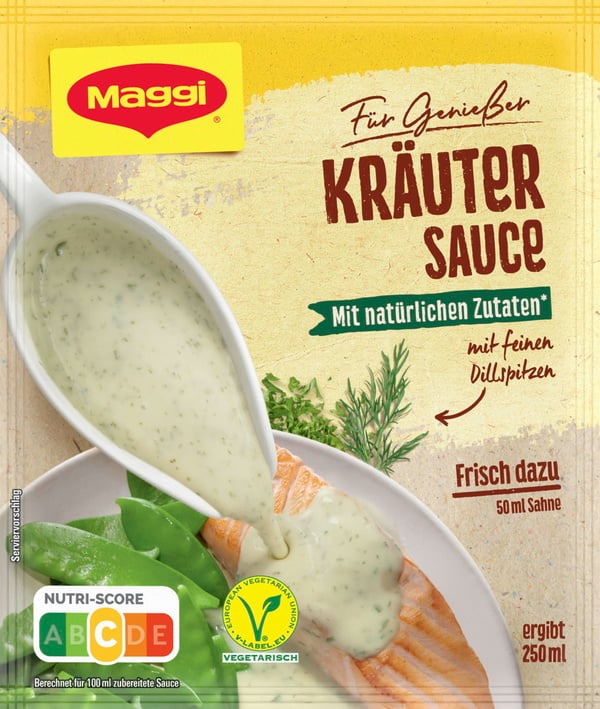 Bild 1 von Maggi Für Genießer Kräuter Sauce ergibt 250ML