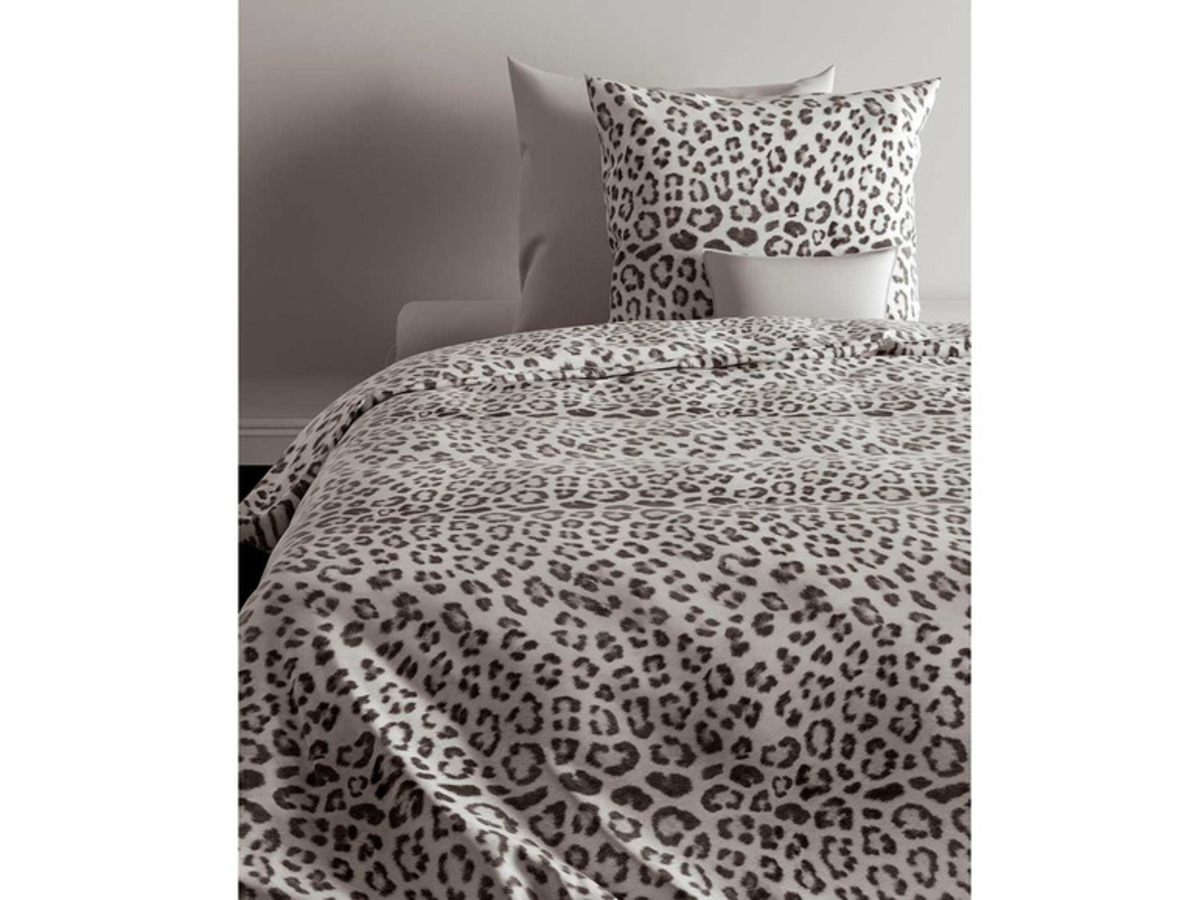 Bild 3 von Face-2-Face Biber Bettwäsche »Leo«, schwarz-weiß