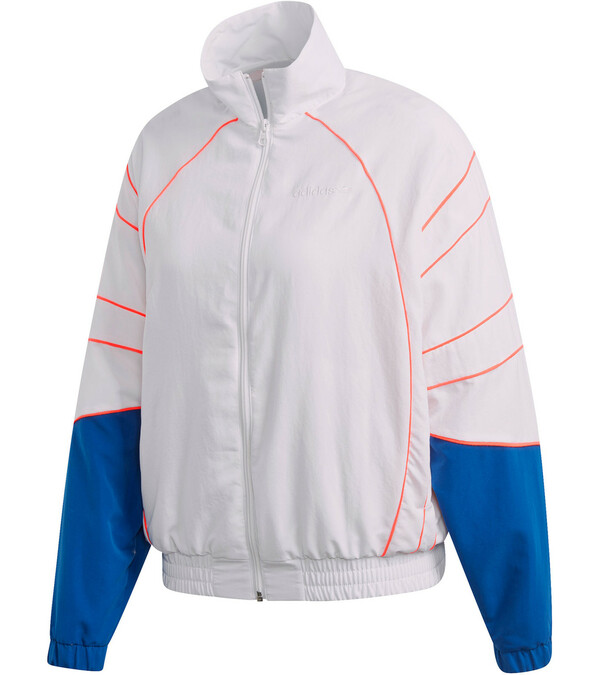 Bild 1 von adidas Originals Equipment Tracktop Trainings-Jacke modische Damen Retro Sport-Jacke Weiß/Blau