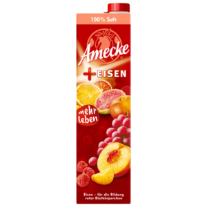 Amecke Fruchsaft + Eisen 1l