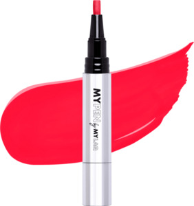 MYLAQ UV Nagellack My Pen 3in1 - My easy ruby red