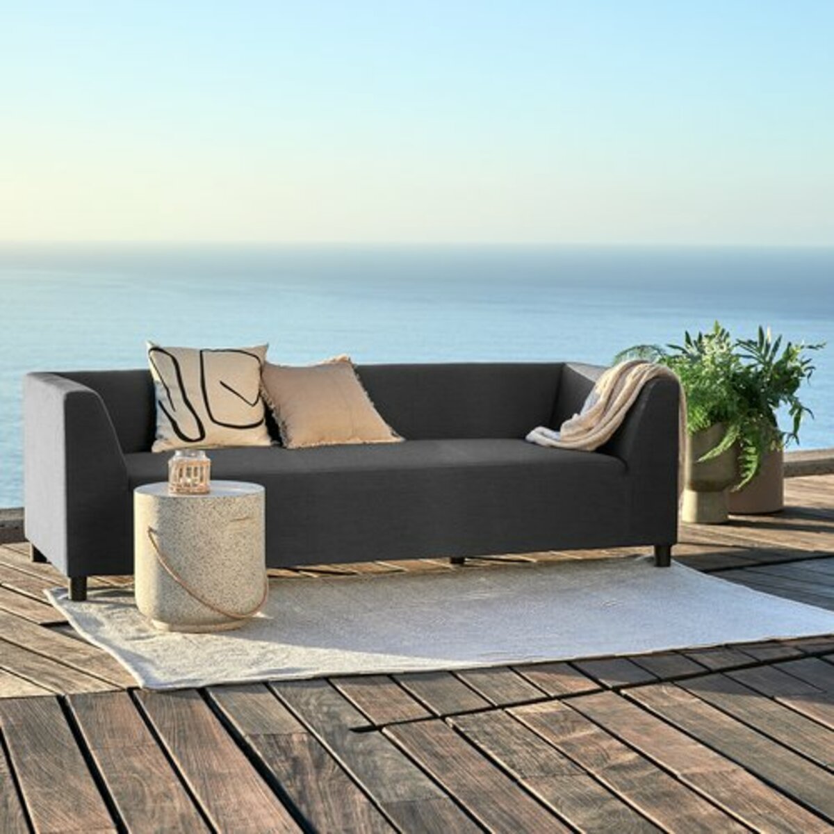 Bild 2 von Hocker PIROL Ø37xH40 grau