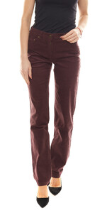 Aniston Cord-Hose modische Damen Business-Hose im Five-Pocket-Style Violett