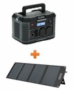 Bild 1 von Balderia Powerstation + Solarpanel Solar Power Set PS1000-120 Tragbare Powerstation 933 Wh + Solarpanel 120 Watt