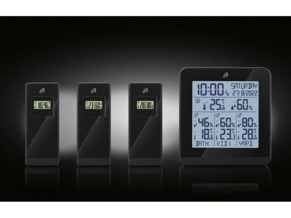 Bild 4 von AURIOL Funkwetterstation, mit 3 Sensoren, für innen und außen
