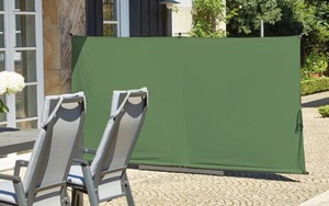 m2 Kollektion - Sichtschutz Ben, Bezug in grün, L/H ca. 280 x 151,5 cm