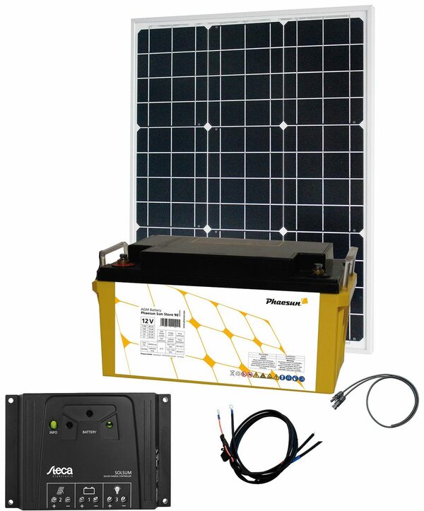 Bild 1 von Phaesun Solarmodul »Energy Generation Kit Solar Rise«, 50 W, (Set), 50 W