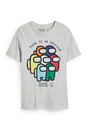 Bild 1 von C&A Among Us-Kurzarmshirt, Grau, Größe: 122-128