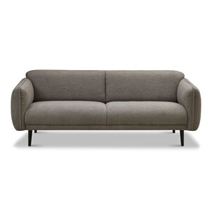Sofa 3-Sitzer CHEWY grau - Sitz Komfortschaum - Rückenpolsterung Kaltschaum - Breite 210 cm - Höhe - 80 cm - Tiefe 95 cm