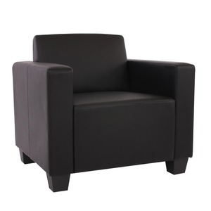 Modular Sessel Loungesessel Moncalieri, Kunstleder ~ schwarz