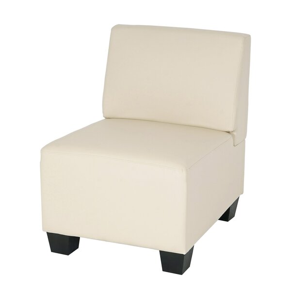 Bild 1 von Modular Sessel ohne Armlehnen, Mittelteil Moncalieri, Kunstleder ~ creme
