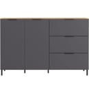 Bild 1 von CASAVANTI Sideboard CALIFORNIA 151 x 98 cm Graphit/ Navarra-Eiche