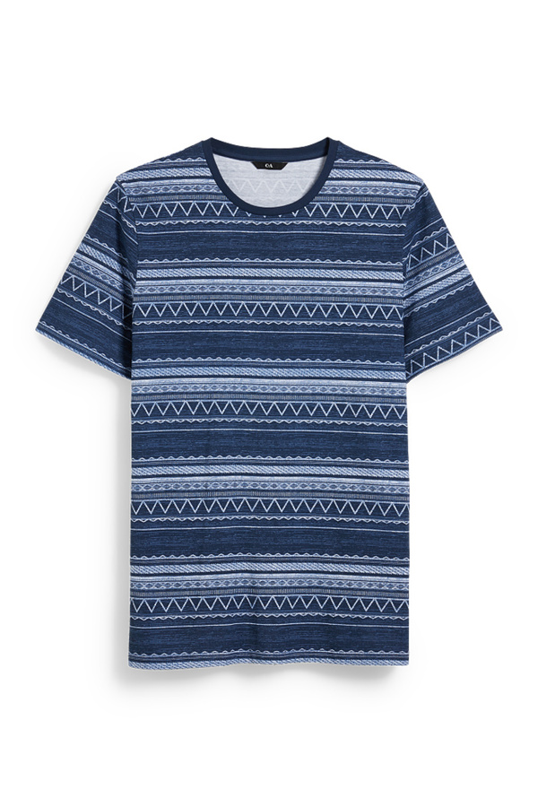 Bild 1 von C&A T-Shirt-gemustert, Blau, Größe: XS