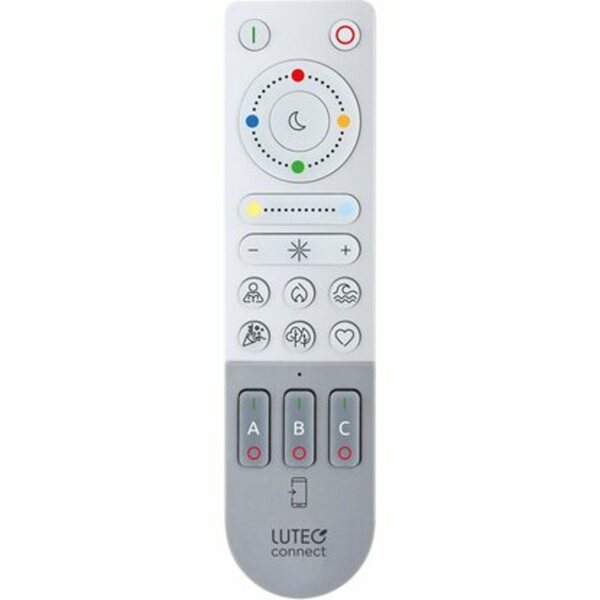 Bild 1 von Lutec Connect Fernbedienung Remote mit Infrarot & Bluetooth Weiß-Grau