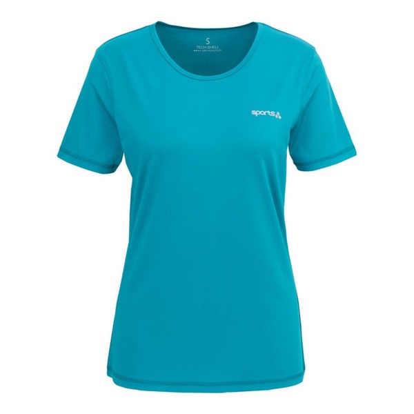 Bild 1 von Damen-Fitness-T-Shirt mit Ziernähten