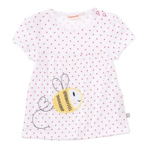 Baby-Mädchen-T-Shirt mit Bienen-Applikation