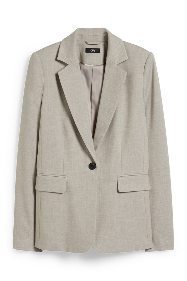 Bild 1 von C&A Business-Blazer-tailliert-mit recyceltem Polyester, Grau, Größe: 44