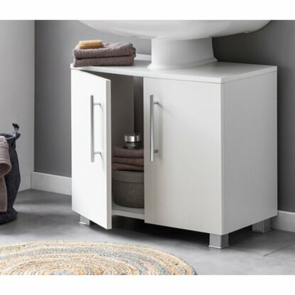 Bild 2 von Waschbeckenunterschrank 60 cm Weiß matt