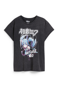 C&A CLOCKHOUSE-T-Shirt-Hatsune Miku, Grau, Größe: 56